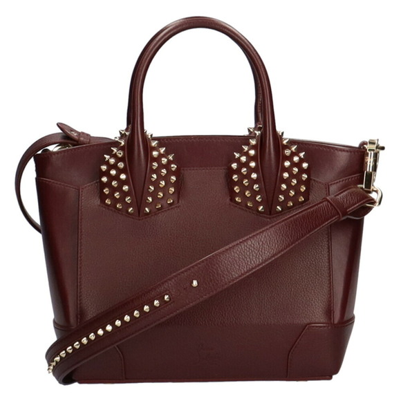 CHRISTIAN LOUBOUTIN Red Leather Shoulder Bag - Picture 1 of 11